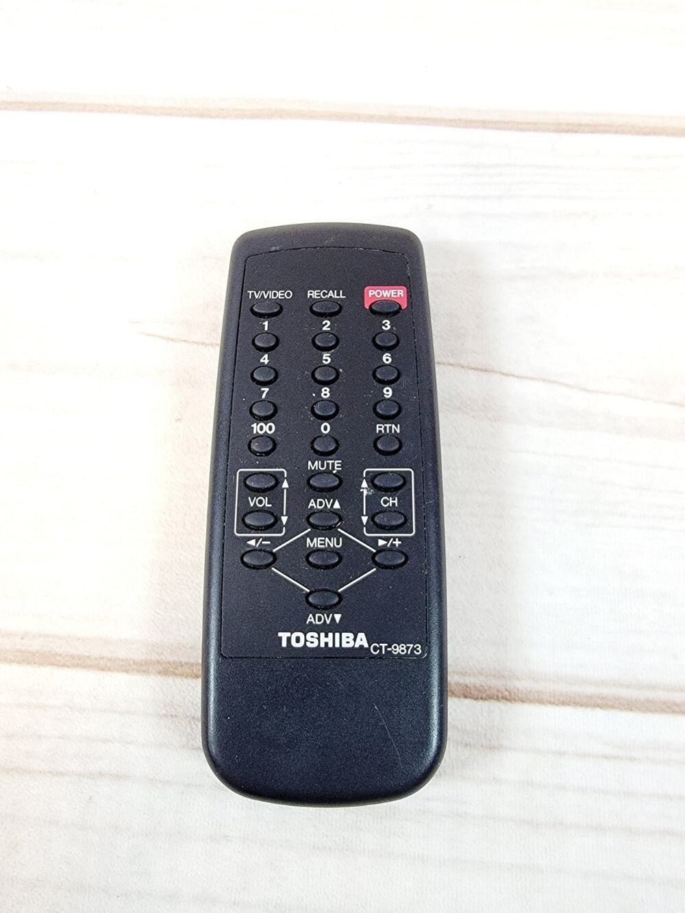 Toshiba CT-9873 Remote Control CE19G10 CE19H15 CF13G22 CF19H22 CF19F30 CF13H22